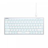 Клавіатура A4Tech FX61 USB (White) Fstyler, USB, блакитне підсвічування