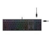Клавіатура A4Tech FX60H USB (Grey) Neon backlit Fstyler, USB, неонове підсвічування