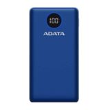 Зовнішній акумулятор (Power Bank) Adata P20000QCD 20000mAh QC/PD Blue AZADAUAPP20QCDB