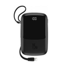   (Power Bank) Baseus 10000mAh 15W PPQD-A01 (  Type-C) Qpow Black