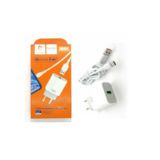 Зарядний пристрій USB 220В Denmen DC07T QC, 18W + кабель Type-C 3.6A 1m