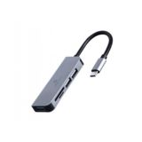 Хаб-юсб Type-C Cablexpert UHB-CM-CRU3P1U2P2-01, USB-С на 1 х USB 3.1 Gen1 (5 Gbps), 2 х USB 2.0, кардр