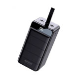 Зовнішній акумулятор (Power Bank) WEKOME WP-271 80 000 mAh LCD QC/PD 22.5W TYPE-C чорний
