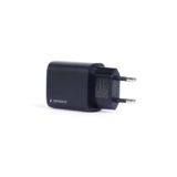 Зарядний пристрій USB 220В Gembird TA-UQC3-03, 1 USB-A + 1 Type-C (PD 18 Вт + QC3.0 18 Вт)