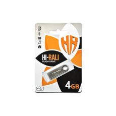 USB Flash Drive 4 Gb HI-RALI Shuttle Silver (HI-4GBSHSL)