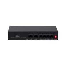  PoE Dahua DH-PFS3006-4ET-36, 4x10/100 PoE, 2RJ45 Uplink, 19410835 , BlackDH-PFS3006-4ET-60 ( , 4  RJ-45  PoE 10/100  )