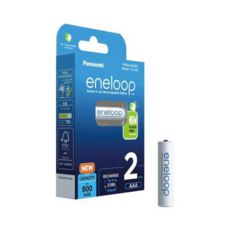  R3 Panasonic Eneloop BK-4MCDE/2BE, AAA/(HR03), 800mAh, LSD Ni-MH, Eco Box 2, Japan