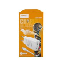   USB 220 GERLAX A3L 3A-1USB 18W QC3.0 +  Lightning  1m 