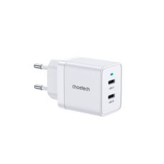   USB 220 Choetech Q5006-EU-WH, 2 USB-C, 40, PD/QC/PPS