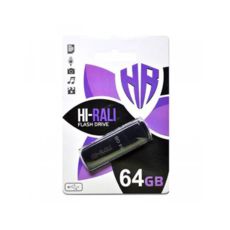 USB 2.0 Flash Drive 64 Gb HI-RALI Taga Black (HI-64GBTAGBK)