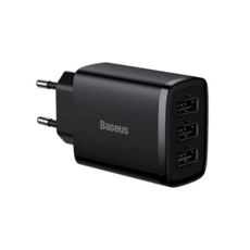   USB 220 Baseus CCXJ020101 Compact Charger 3U 17W EU Black
