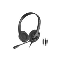  A4Tech FH100 (Stone Black) Fstyler AUX 3.5  Stereo Headphone, 