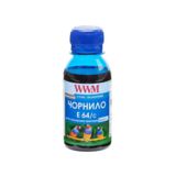 Чернила WWM EPSON L100/110/200/210/300/350/355/550/555, Cyan, 100 г E64/C-2