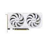 Відеокарта ASUS GeForce RTX 3060 TI, DUAL WHITEI, 8GB GDDR6, 256bit, 1710/14000 mHz, 2xHDMI/3хDisplayPort, 1x8pin (DUAL-RTX3060TI-8GD6X-WHITE)