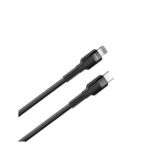 Кабель Type-C/Lightning - 0.3 м Colorway, Apple Lightning (PD Fast Charging 20W) 3.0А, черный (CW-CBPDCL054-BK)