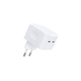 Зарядний пристрій USB 220В Choetech Q5008-EU-WH, 2 USB-С, 35 Вт, PD/QC