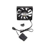 Вентилятор 70 mm Frime (FF7010.40) 3pin+Molex, розміри 70x70x10мм Black