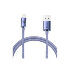 Кабель USB 2.0 Lightning - 1.2 м Baseus CAJY000005 Crystal Shine Series Fast Charging 2.4A Purple