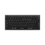 Клавіатура бездротова A4tech FBX51C (Grey) з ножичним перемикачем, сіра