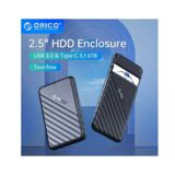 Зовнішня кишеня 2.5" Orico USB 3.0, пластик, Black