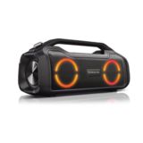 Портативні колонки REAL-EL X-747, чорний (50Вт, Bluetooth, AUX, microSD, 2х3600мА*год)
