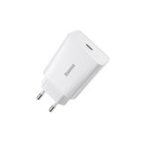 Зарядний пристрій TypeC 220В Baseus CCFS-SN02, Speed Mini Quick Charger 1C 20W EU White