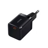 Зарядний пристрій TypeC 220В Baseus CCGN010101 GAN3 Fast Charger 1C 30W EU Black
