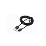 Кабель USB 2.0 Type-C - 0.6 м Cablexpert CC-USB2C-AMCM-0.6M спіральний USB 2.0 A-тато/С-тато