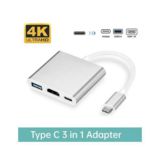 Перехідник USB Type-C на HDMI+USB-A+USB-C