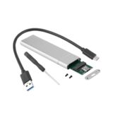 Зовнішня кишеня M.2 NVMe-C01 USB 3.1 (Type-C), 22*30mm, 22*42MM, 22*60MM, 22*80MM, алюміній