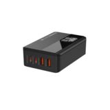 Зарядний пристрій USB 220В Colorway Power Delivery GaN (2USB-A + 2USB TYPE-C) (100W) черное
