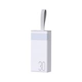 Зовнішній акумулятор (Power Bank) Remax 30000mAh 22.5W RPP-320 QC3.0 PD Швидка зарядка+Ліхтар,White