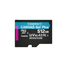  ' 512 GB microSDXC Kingston Canvas Go Plus Class 10 V30 (SDCG3/512GBSP)  