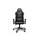 Крісло геймерське Cougar Armor AIR (Black) дихаюча екошкіра, сталевий каркас, чорний