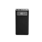 Зовнішній акумулятор (Power Bank) XO 50000mAh 37W PR125 PD 2.0 Швидка зарядка+Ліхтар, Чорний