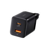 Зарядний пристрій USB+TypeC 220В Baseus CCSUPP-E01 Super Si Pro Quick Charger C+U 30W EU Black