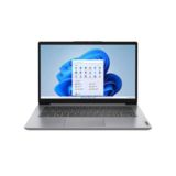 Ноутбук 14" Lenovo Ideapad 1i Cloud Grey 82V6001DUS TN + film 1366x768 Intel Pentium Silver N5030 1,1 (Turbo 3,1) ГГц ОЗП: 4 ГБ Intel UHD Graphics 605 SSD: 128 ГБ 1,3 кг ОС: Windows 11 Home in S Mode колір: сірий