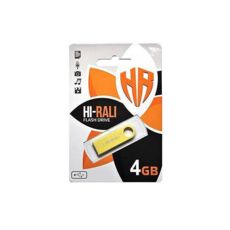 USB Flash Drive 4 Gb HI-RALI Shuttle Gold (HI-4GBSHGD)