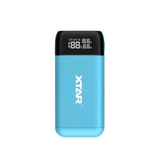   ( Powerbank) Power Bank Case Xtar PB2S Blue, 2x18650-21700, USB+Type-C QC+PD, LCD, Box