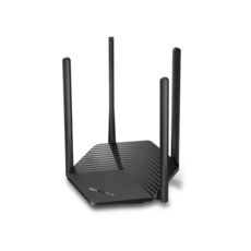  Mercusys MR60X AX1500 Dual-Band Wi-Fi 6 Router SPEED: 300 Mbps at 2.4 GHz + 1201 Mbps at 5 GHz SPEC: 4? Fixed External Antennas, 2? Gigabit LAN Ports, 1? Gigabit WAN Port, 1024-QAM, OFDMA FEATURE: MERCUSYS APP, Router/Access Point Mode, WPS/Reset Button, IPTV, IPv6, Smart Connect, Beamforming, MU-MIMO, Parental Controls, Guest Network, WPA3, BSS Color, TWT, TR-069, ISP Preset (Agile Config), Aginet ACS, Superadmin, EasyMesh