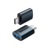 Перехідник Type-C - USB Baseus ZJJQ000003 Ingenuity Series Mini OTG Adaptor Type-C to USB-A 3.1 Blue