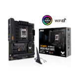 Мат. плата AM5 ASUS TUF GAMING B650-PLUS WIFI, B650, 4xDDR5, Int.Video (CPU), 4xSATA3, 3xM.2, 2xPCI-E 4.0 16x, 2xPCI-E 4.0 1x, Realtek 7.1, Realtek 2.5Gb, WiFi 6, Bluetooth 5.2, 6xUSB3.2/6xUSB2.0, HDMI/DP, ATX