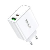 Зарядний пристрій USB+TypeC 220В REMAX RP-U125 GaN Charger 65W