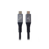Кабель Type-C/Type-C - 0.5 м Cablexpert CCBP-USB3-CMCM100-0.5M, USB 3.2 Gen2*2 20Gbps, 100W(20V5A), 4K60Hz, C-тато/C-тато, преміум