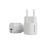 Зарядний пристрій USB 220В Colorway GaN PD Port USB PPS (Type-C PD + USB QC3.0) (33W) білий (CW-CHS043PD-WT)