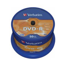  DVD-R 50 Cake VERBATIM 4.7GB, 16X (43548) 