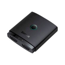 C HDMI 2 Port Baseus AirJoy Series 2-in-1 Bidirectional HDMI Switch Cluster Black (B01331105111-00)