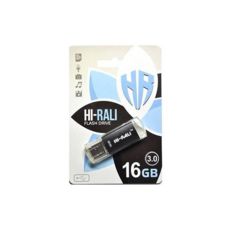 USB 3.0 Flash Drive 16 Gb HI-RALI Rocket Black (HI-16GB3VCBK)