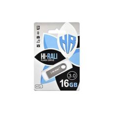 USB 3.0 Flash Drive 16 Gb Hi-Rali Shuttle Silver (HI-16GB3SHSL)