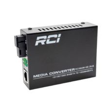  RCI 1G, 20km, SC, RJ45, Tx 1550nm standart size metal case (RCI502W-GE-20-B)